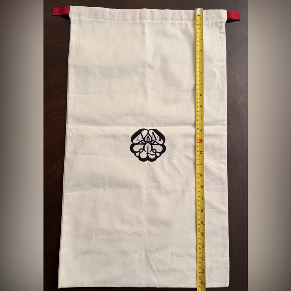 Alexander McQueen White Storage Bag 24”x14”